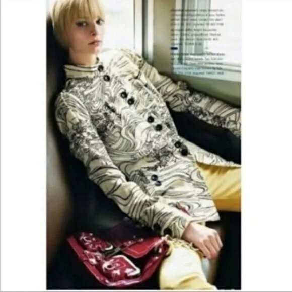 Anthropologie Elevenses Linen Blend Jacket RARE.  SZ 6 - Picture 8 of 8